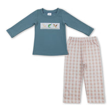 Load image into Gallery viewer, Deer fish duck long sleeves top pants kids boy clothes