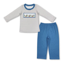 Load image into Gallery viewer, Duck stripe top pants kids boys clothes
