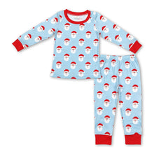 Load image into Gallery viewer, Santa long sleeves kids boys Christmas pajamas