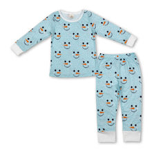 Load image into Gallery viewer, Long sleeves snowman kids boys pajamas