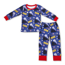 Load image into Gallery viewer, Long sleeves train believe boys Christmas pajamas