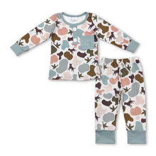 Load image into Gallery viewer, Long sleeves dog duck camo kids boys pajamas