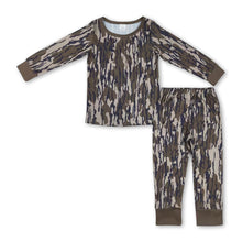 Load image into Gallery viewer, Long sleeves camo kids boys pajamas