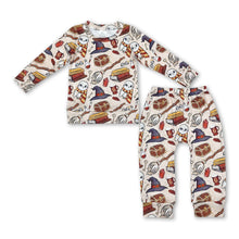 Load image into Gallery viewer, Long sleeves hat magic kids boys pajamas