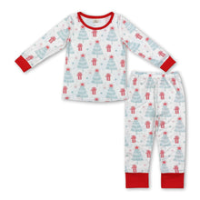 Load image into Gallery viewer, Long sleeves Christmas tree gift kids pajamas