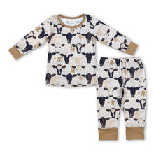 Load image into Gallery viewer, Long sleeves cows kids boys pajamas