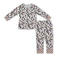 Load image into Gallery viewer, Mama's boy long sleeves thunder children pajamas