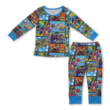 Load image into Gallery viewer, Long sleeves lion bear baby kids pajamas