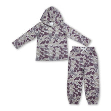 Load image into Gallery viewer, Camo hoodie pocket pants children clothing set
