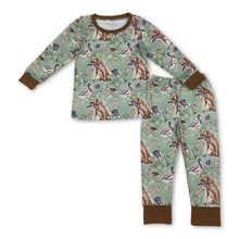 Load image into Gallery viewer, Long sleeves duck dog kids boys hunting pajamas