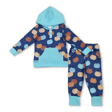 Load image into Gallery viewer, Long sleeves pumpkin hoodie pants boys fall clothing