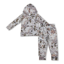 Load image into Gallery viewer, Long sleeves leaves camo hoodie pants kids boys outfits