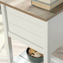 Load image into Gallery viewer, FarmHouse White Blue Oak Top 2 Drawer Office Writing Desk - Made In USA