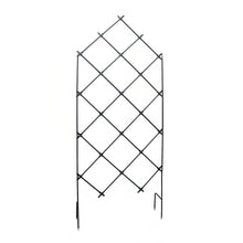 Load image into Gallery viewer, Outdoor 7-FT. Tall Wrought Iron Lattice Garden Trellis