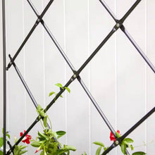Load image into Gallery viewer, Outdoor 7-FT. Tall Wrought Iron Lattice Garden Trellis