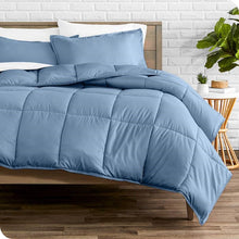 Load image into Gallery viewer, Full/Double Size All Season Super Soft Down Alternative Comforter Set Blue
