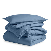 Load image into Gallery viewer, Full/Double Size All Season Super Soft Down Alternative Comforter Set Blue