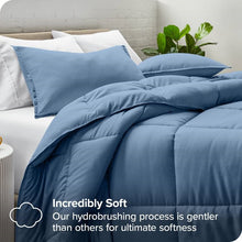 Load image into Gallery viewer, Queen Size All Season Super Soft Down Alternative Comforter Set Blue