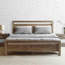 Load image into Gallery viewer, Queen Size FarmHouse Traditional Rustic Pine Platform Bed