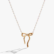 Load image into Gallery viewer, Bow Pearl Coquette Necklace