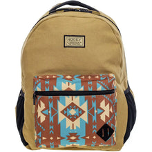 Load image into Gallery viewer, HOOey "Recess" Aztec Pocket (Tan/Turquoise/Red) - Backpack