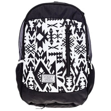 Load image into Gallery viewer, HOOey "Rockstar" Puebla Stone Aztec Pattern (Black/White) - Backpack