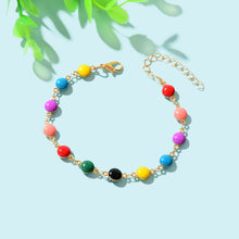Load image into Gallery viewer, Y2k Style Sweet Candy Color Round Beaded Bracelets Daily Adjustable Jewelry