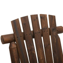 Load image into Gallery viewer, Adirondack Patio 2 Chair Lounger with Center Coffee Table Brown