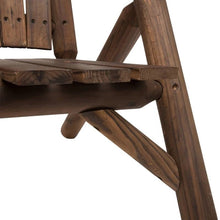 Load image into Gallery viewer, Adirondack Patio 2 Chair Lounger with Center Coffee Table Brown