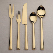 Load image into Gallery viewer, Diana PVD Flatware, 5 Pc. Place Setting