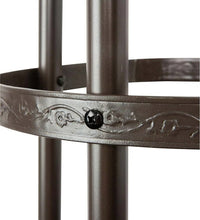 Load image into Gallery viewer, 60-inch Bronze Finish Steel Outdoor Garden Trellis Obelisk
