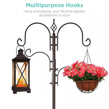 Load image into Gallery viewer, Complete Bird Feeder Set with Bronze Metal Stand Suet Water Bowl Tube and Tray