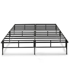 Load image into Gallery viewer, Queen size Sturdy Black Metal Platform Bed Frame