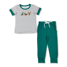 Load image into Gallery viewer, Dog duck deer stripe top pants boy hunting clothes
