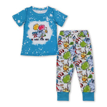 Load image into Gallery viewer, Be who you are cat top pants boy clothing set