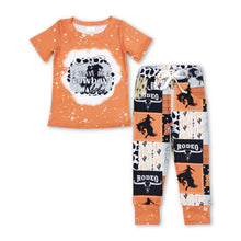 Load image into Gallery viewer, I wanna be a cowboy top patchwork pants rodeo kids outfits
