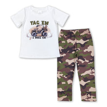 Load image into Gallery viewer, Tractor deer top camo pants boys hunting clothes
