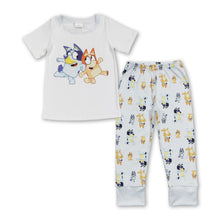 Load image into Gallery viewer, Dog short sleeves top pants kids boys pajamas