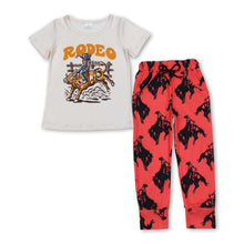 Load image into Gallery viewer, Rodeo short sleeves top pocket pants boys western outfits