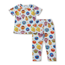 Load image into Gallery viewer, Short sleeves colorful cookie kids pajamas