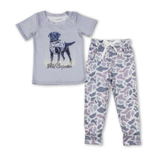 Load image into Gallery viewer, Grey field companion top camo pocket pants boys clothing