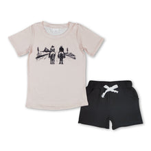 Load image into Gallery viewer, Cactus short sleeves shirt shorts boys summer clothes
