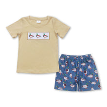 Load image into Gallery viewer, Duck short sleeves shirt shorts boys summer clothes