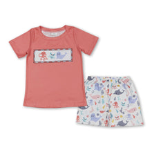 Load image into Gallery viewer, Octopus crab top shorts sea summer boys clothes
