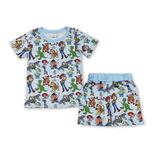 Load image into Gallery viewer, Short sleeves toy dog shirt shorts boys pajamas