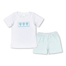 Load image into Gallery viewer, Hot air balloon top shorts boys summer clothes