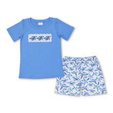 Load image into Gallery viewer, Short sleeves turtle top shorts boys summer clothes