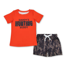 Load image into Gallery viewer, Daddy's hunting buddy boys summer clothes