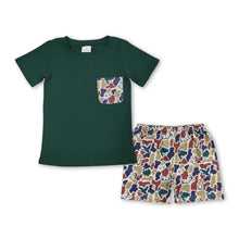 Load image into Gallery viewer, Duck deer fish camo top shorts boys clothing set