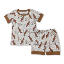 Load image into Gallery viewer, Short sleeves duck call camo kids boys pajamas